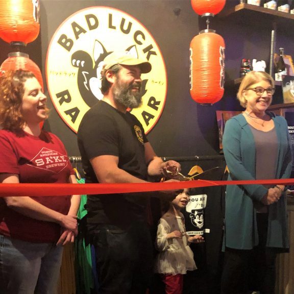 Bad Luck Ramen Bar Ribbon Cutting Bad Luck Ramen Bar Ribbon Cutting