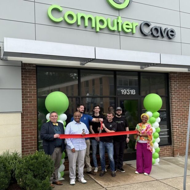 Computer Cave ribbon web
